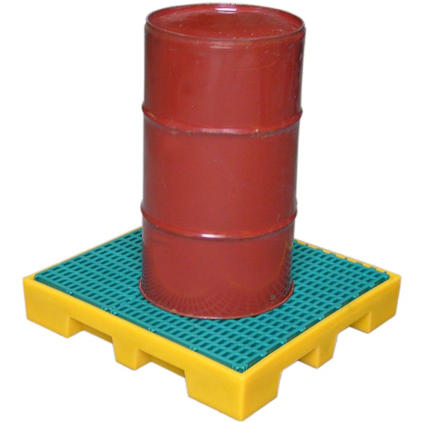 Plate-forme de rétention polyéthylène 1 fût, 35 litres EMP
