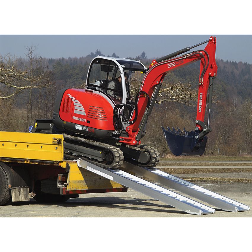 Rampes de chargement aluminium pour engins légers jusqu'à 3470 kg