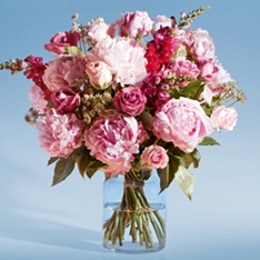 Pink Rose & Peony Bouquet                                                                                                       