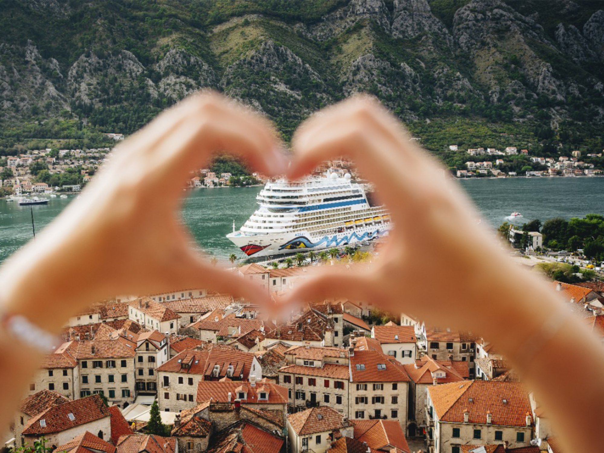 AIDA Schiff im Mittelmeer