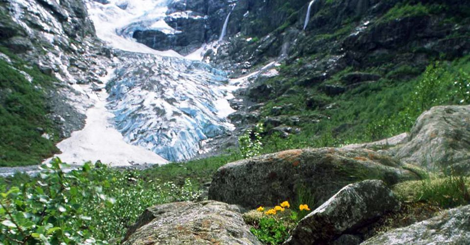 Kjenndal-Gletscher mit dem Boot und Bus 