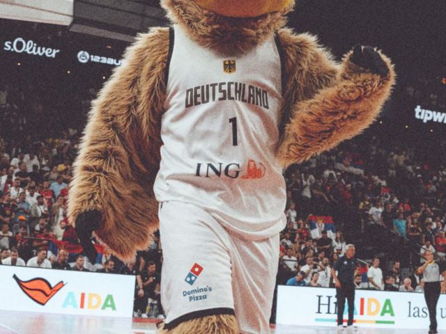 Das Maskottchen unserer Basketball Nationalmannschaft