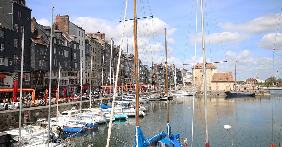 Fischerstadt Honfleur und Strandbad Deauville