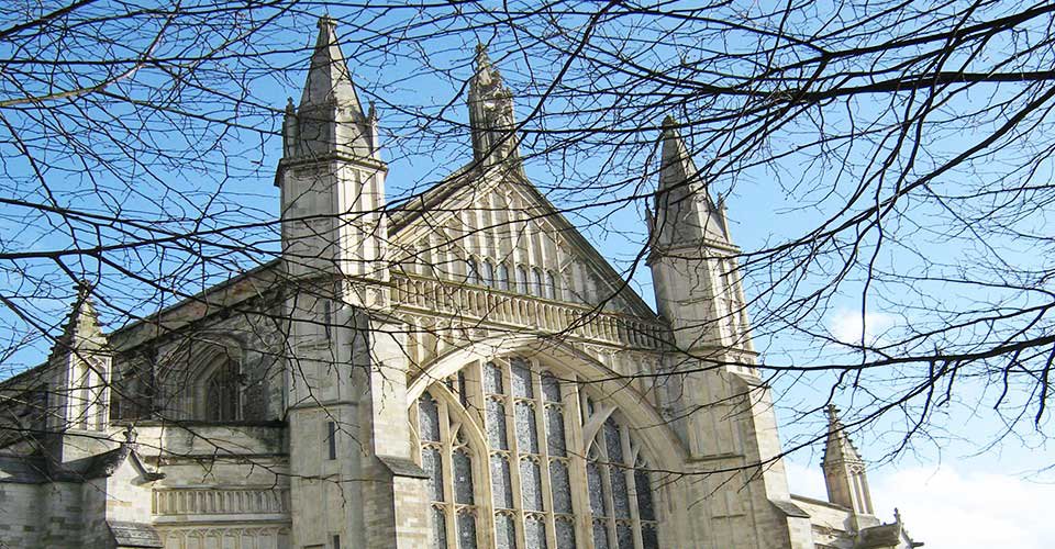 Historisches Winchester und Kathedrale