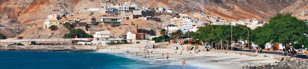 A8522K Beach of Sao Vicente on Mindelo Island at the Cape Verde Archipelago. Image shot 2007. Exact date unknown.