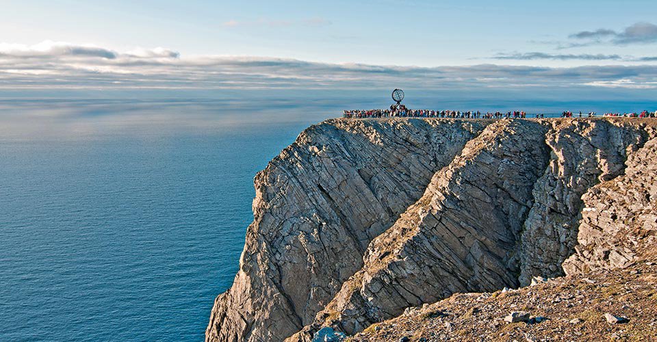Visitors at the North Cape