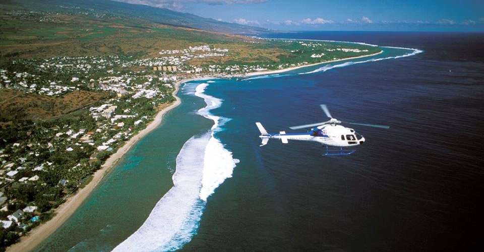 Helikopterflug über La Réunion 