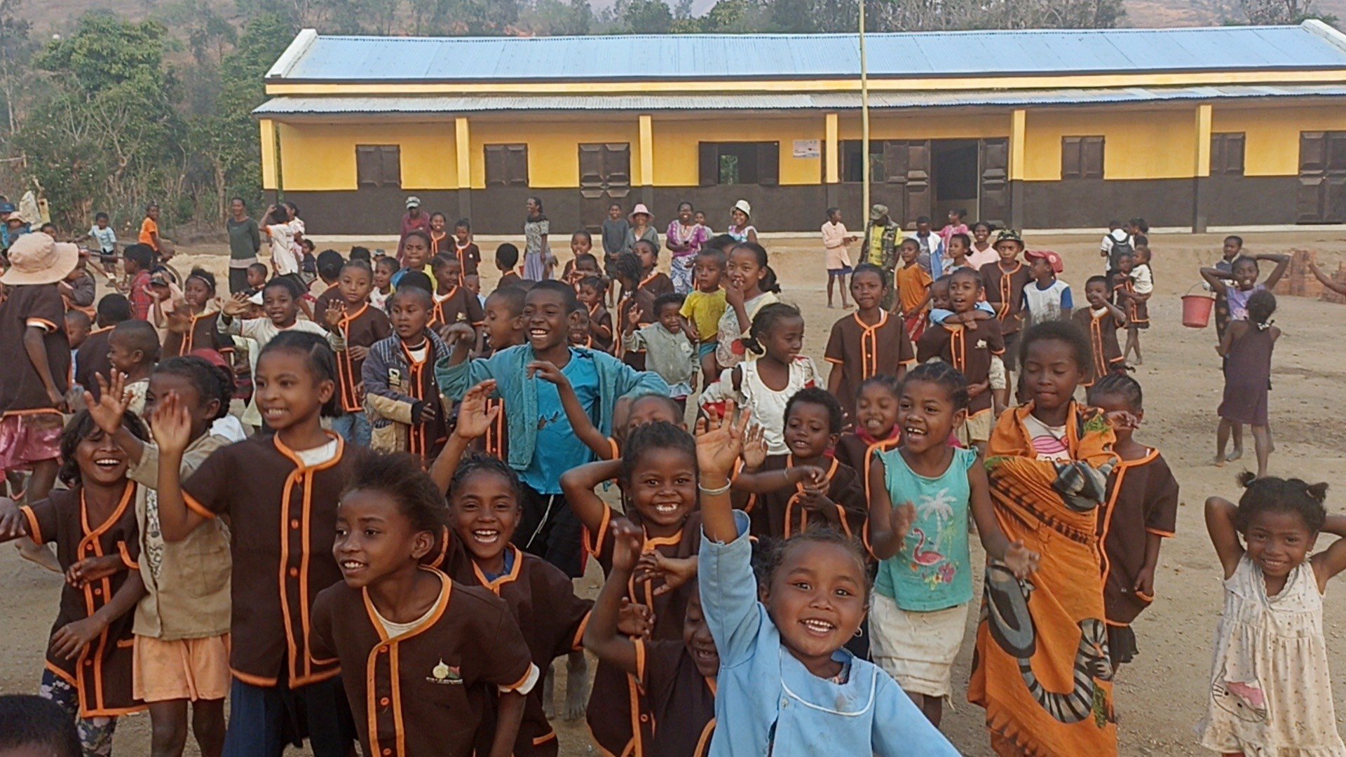 Schüler in der Grundschule in Ambodiriana, Madagaskar