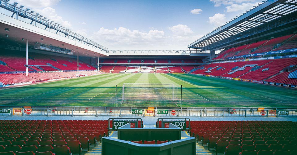 Für Fußballfans: Legendäres Anfield-Stadion 