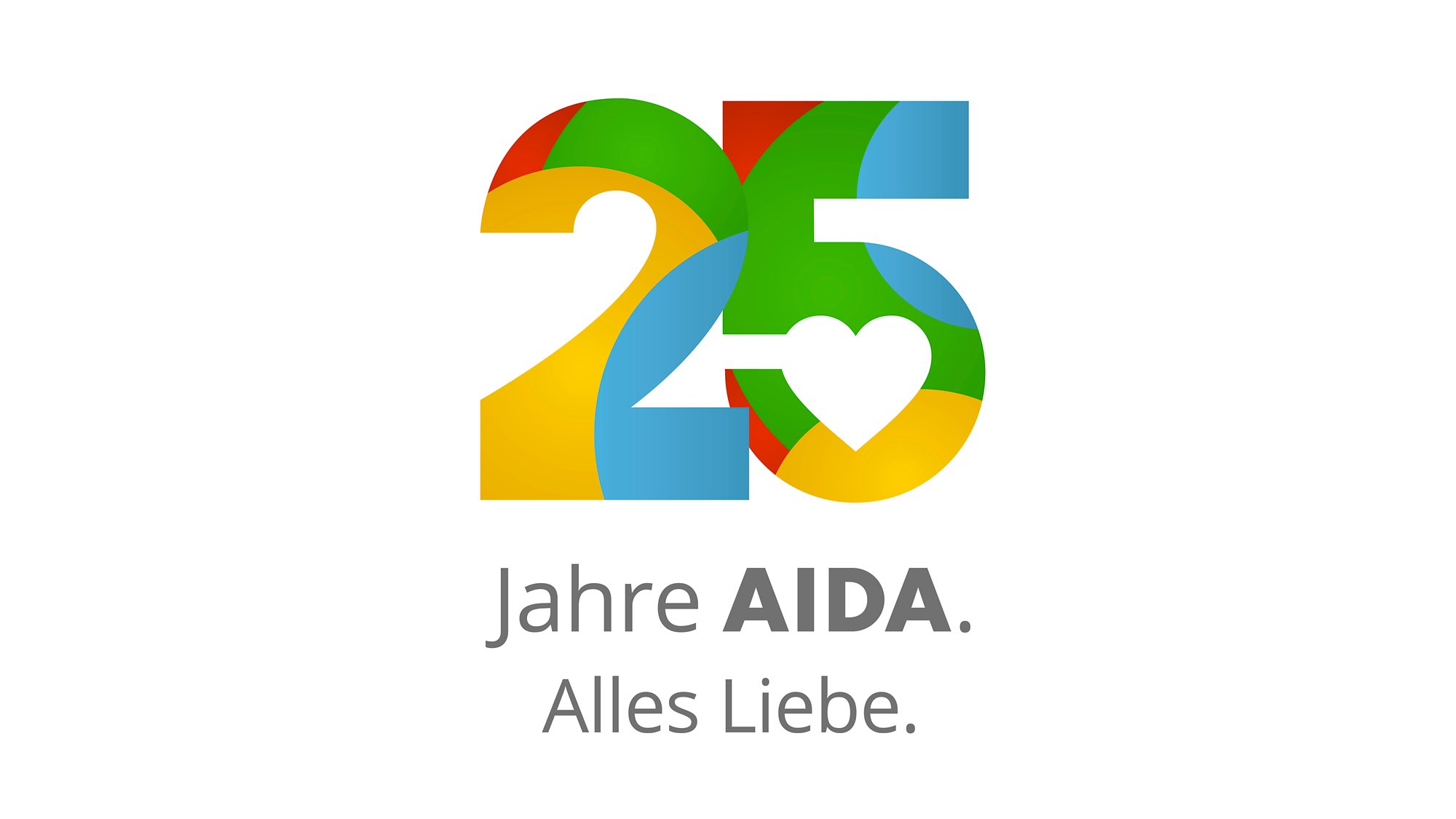 Logo für 25 Jahre AIDA