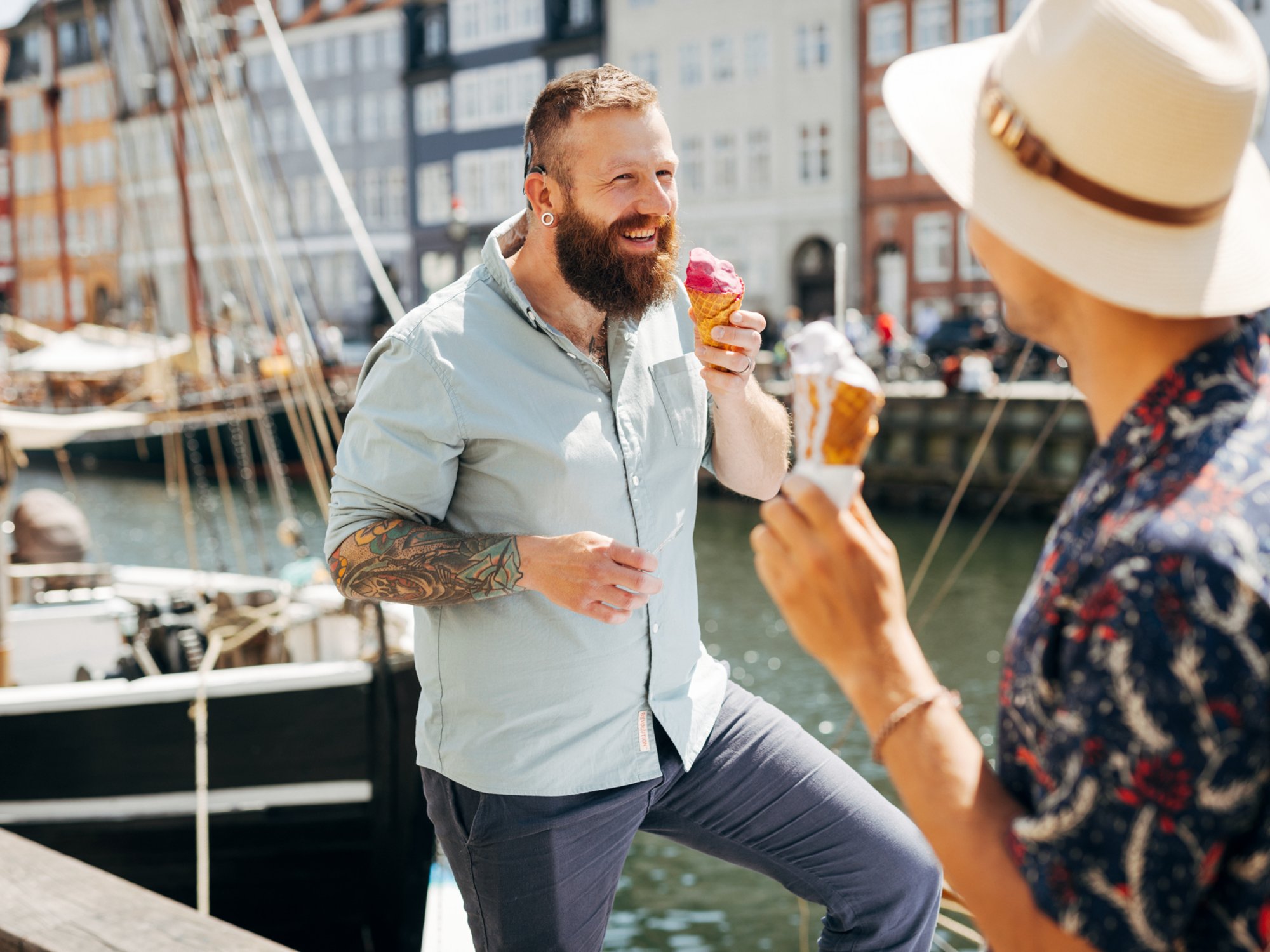 Eis essen in Kopenhagen