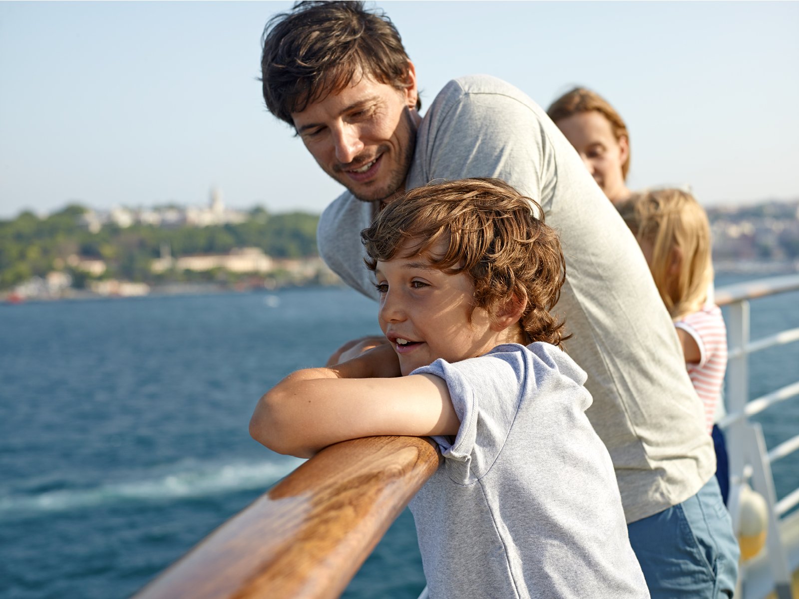 Familie an Bord von AIDA