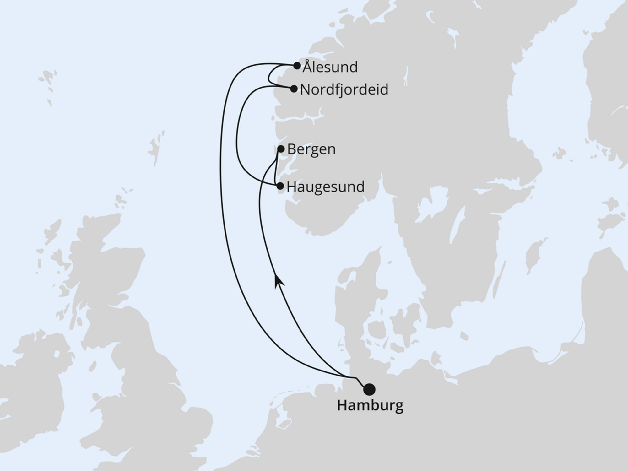 Midsummer at Sea AIDAperla Route 2026
