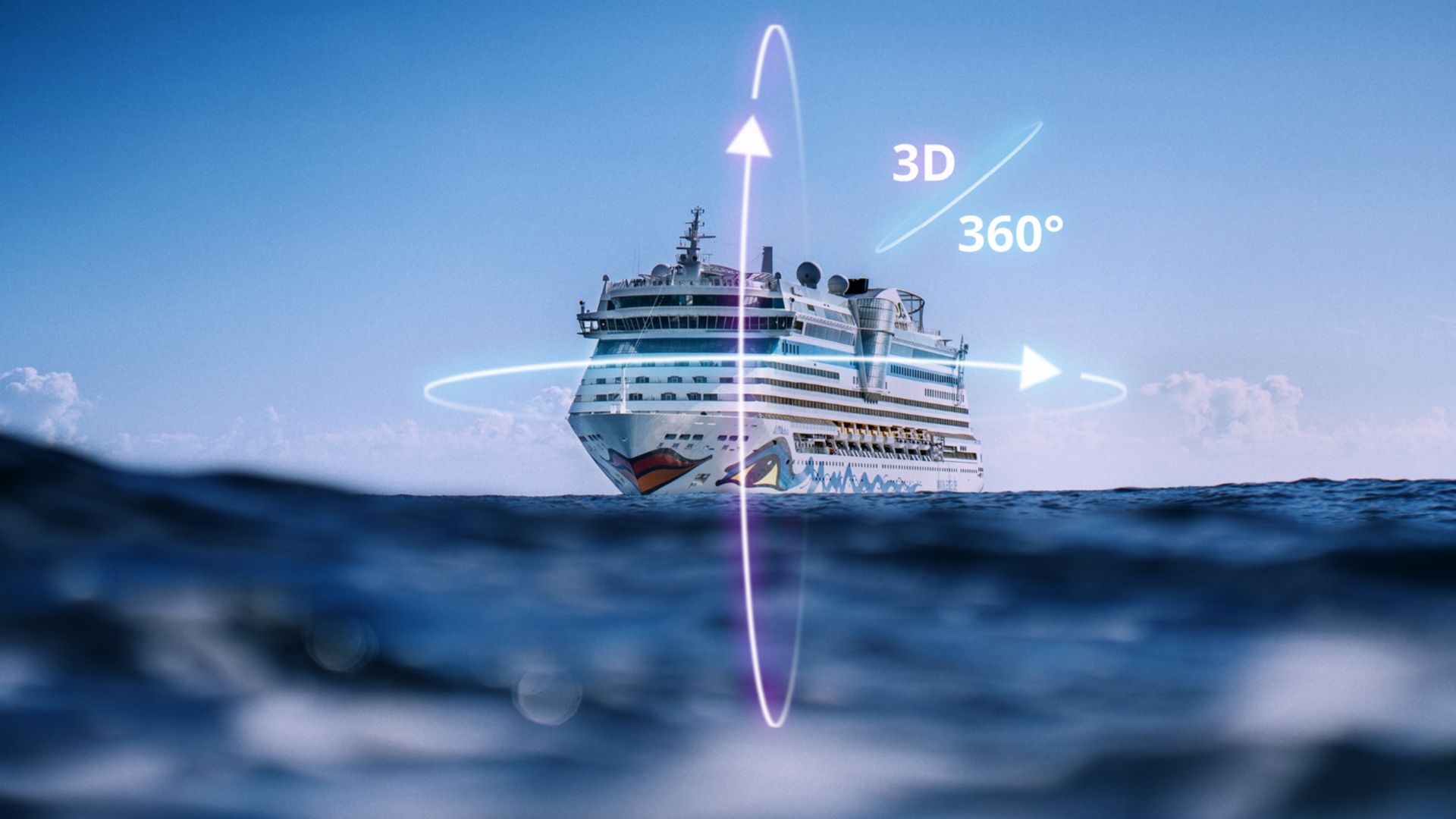 AIDA 360° und 3D-Schiffsrundgänge 