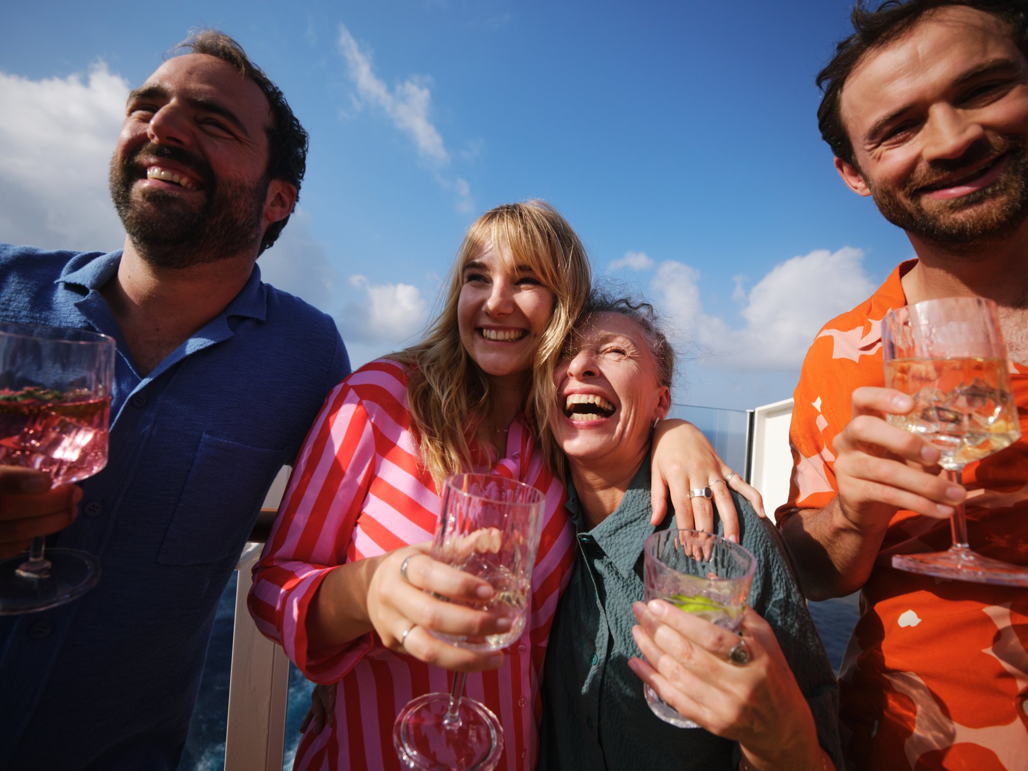 Gruppe an Bord von AIDA