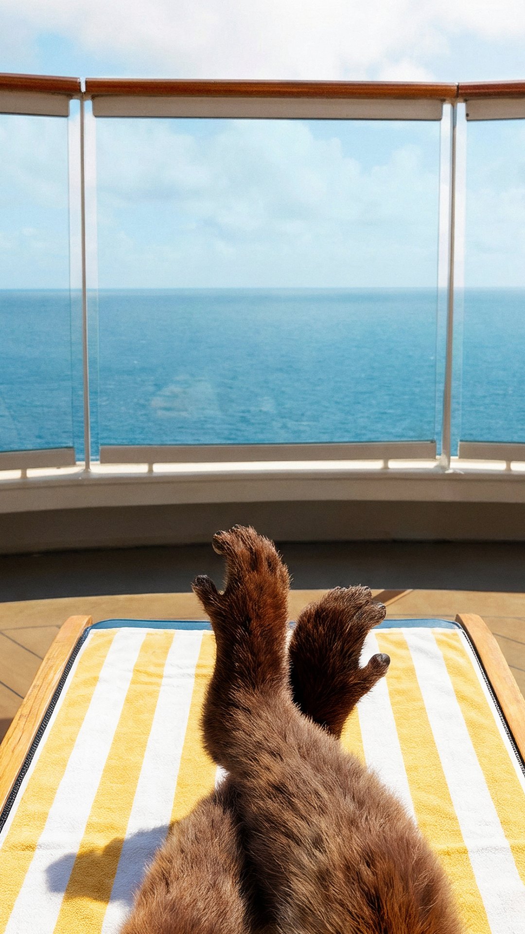 Makifüße auf Liege 