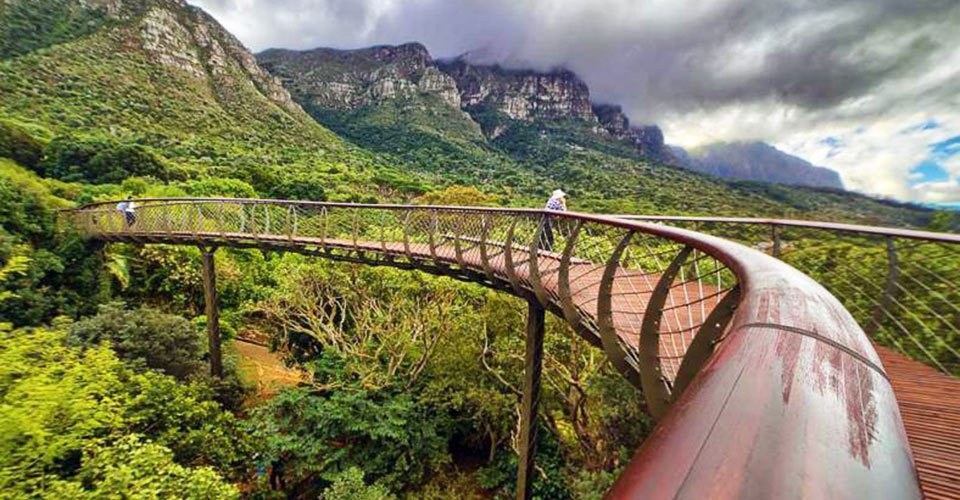 Botanischer Garten von Kirstenbosch (Ende am Flughafen)