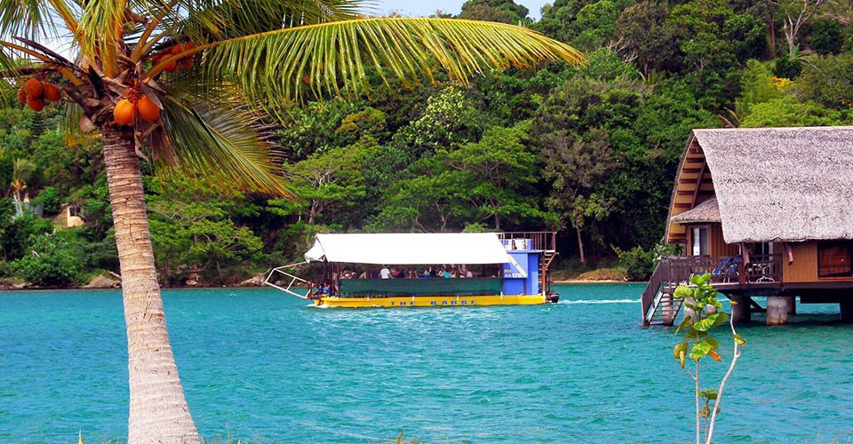 Bootsfahrt in der Lagune von Port Vila  
