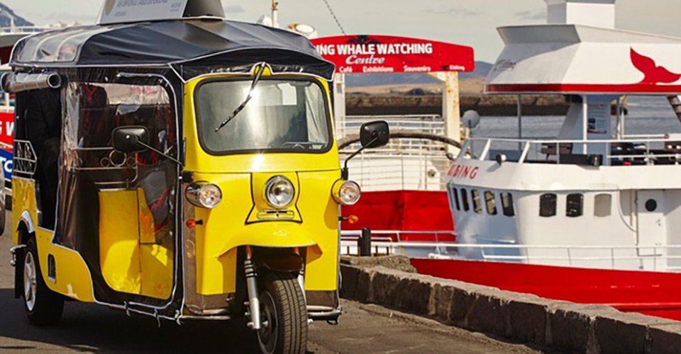 Mit dem Tuk Tuk Reykjavik entdecken