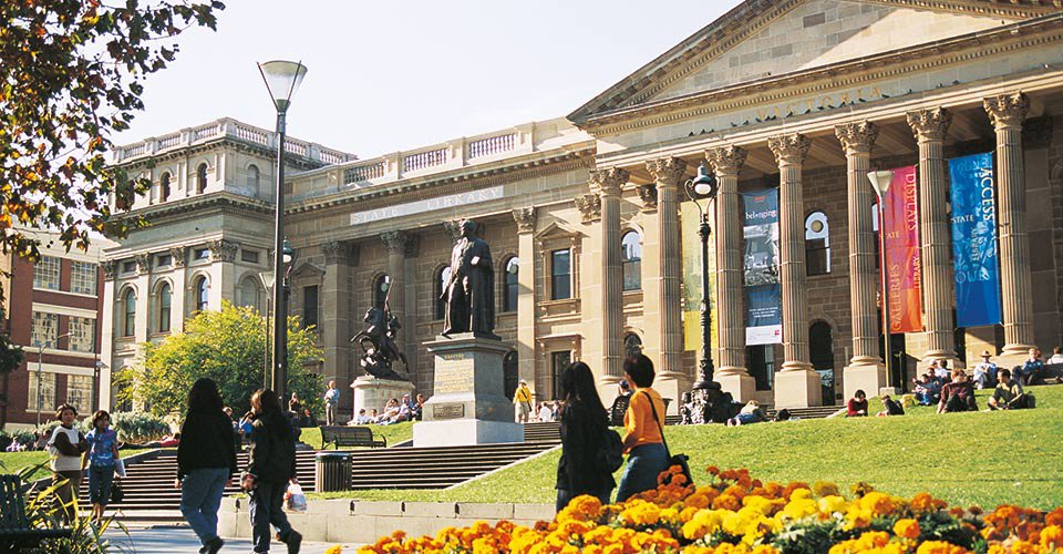 Exterior of the State Library of Victoria