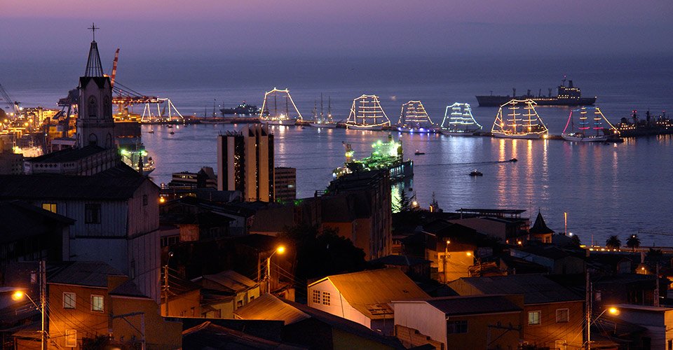 Viña del Mar am Abend