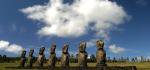 Die sieben Moai - Ahu Akivi und Siedlung Vaihu