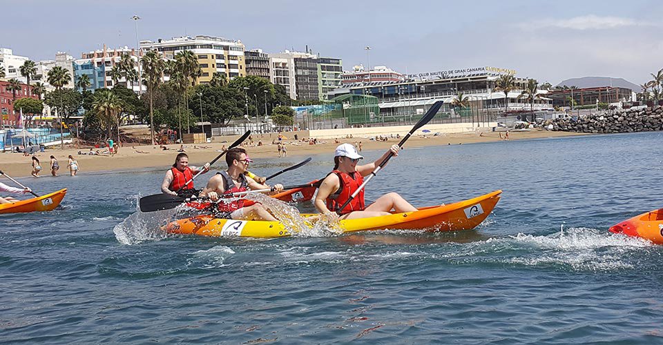 Kajaktour entlang der Küste Gran Canarias