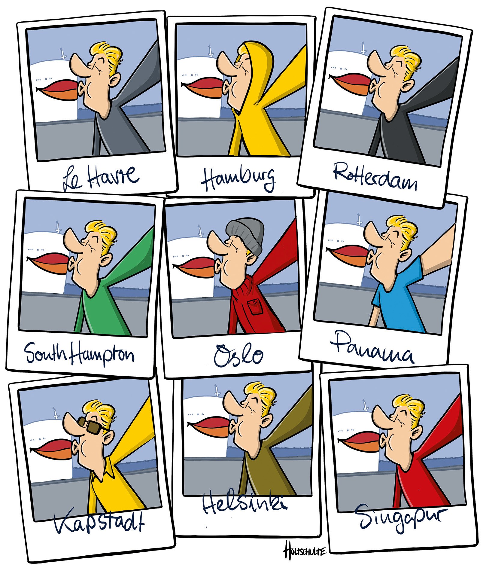 „Willkommen an Bord“ – Eine Reise voller Humor mit dem ersten AIDA Cartoonbuch