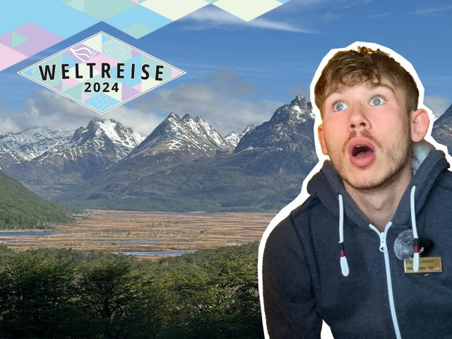 Weltreisereporter Dave am Ende der Welt
