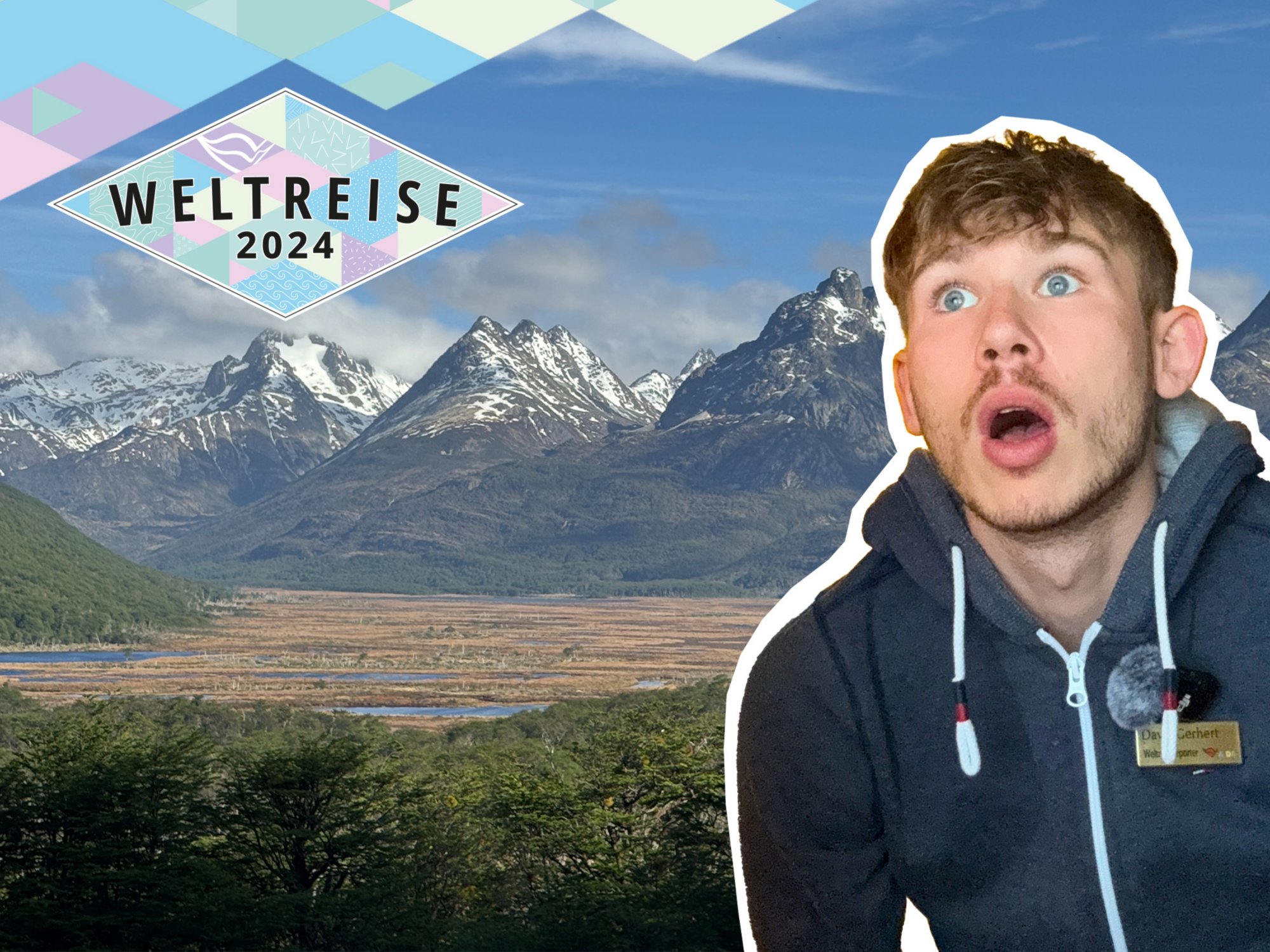 Weltreisereporter Dave am Ende der Welt