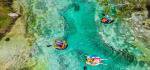 River Tubing durch die Lagune der sieben Farben