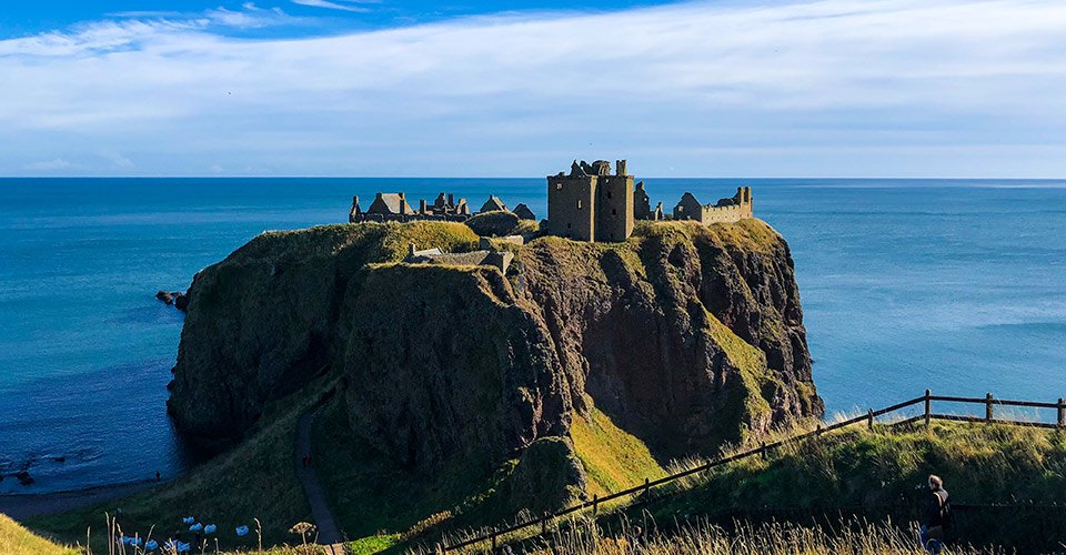 Klippenschloss Dunnottar und malerische Hafenstadt Stonehaven