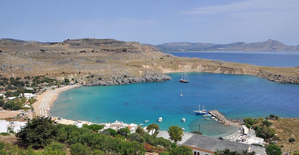 Komm an Land: Schöne Aussichten rund um Rhodos