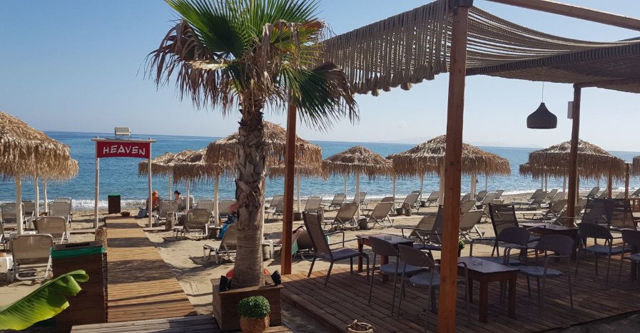Baden am Ammoudara Strand