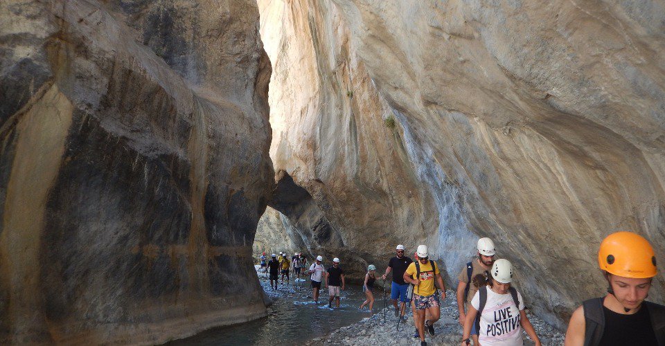 Wanderung durch die Sarakina - Schlucht