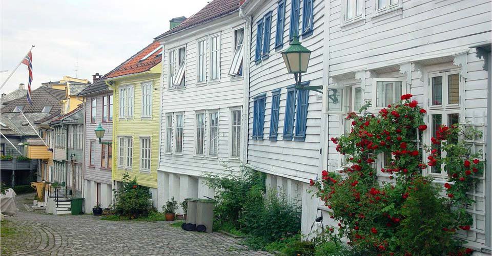 Fantoft-Stabkirche und Alt-Bergen