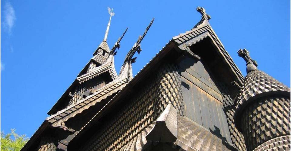 Fantoft-Stabkirche und Alt-Bergen