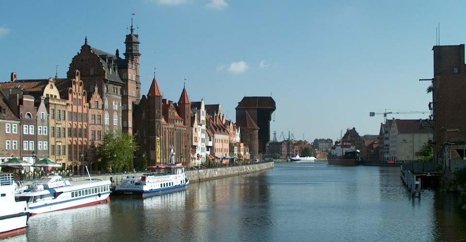 Festung Marienburg und Innenstadt von Danzig