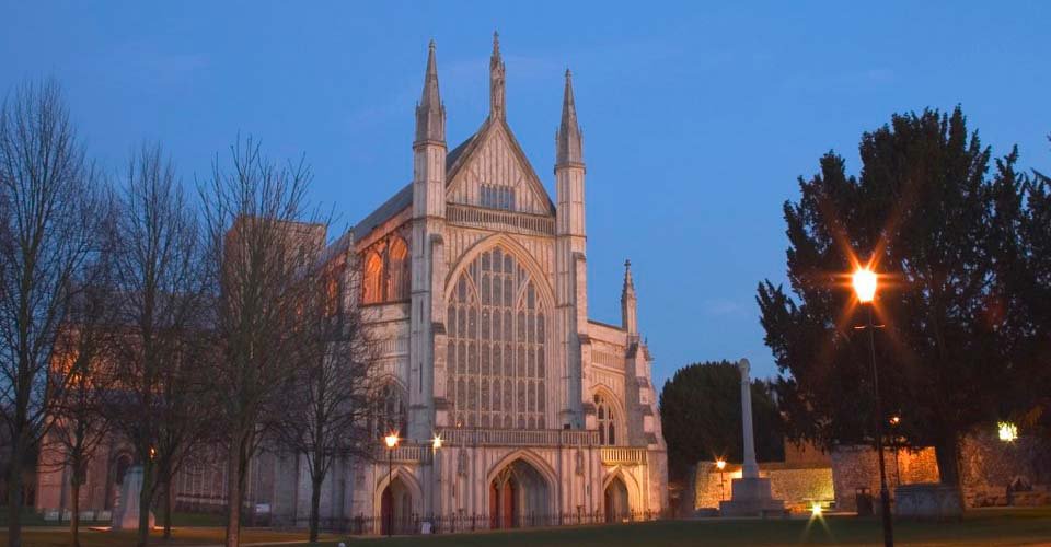 Winchester Cathedral, in the ancient capital of England, a place of worship for over 900 years