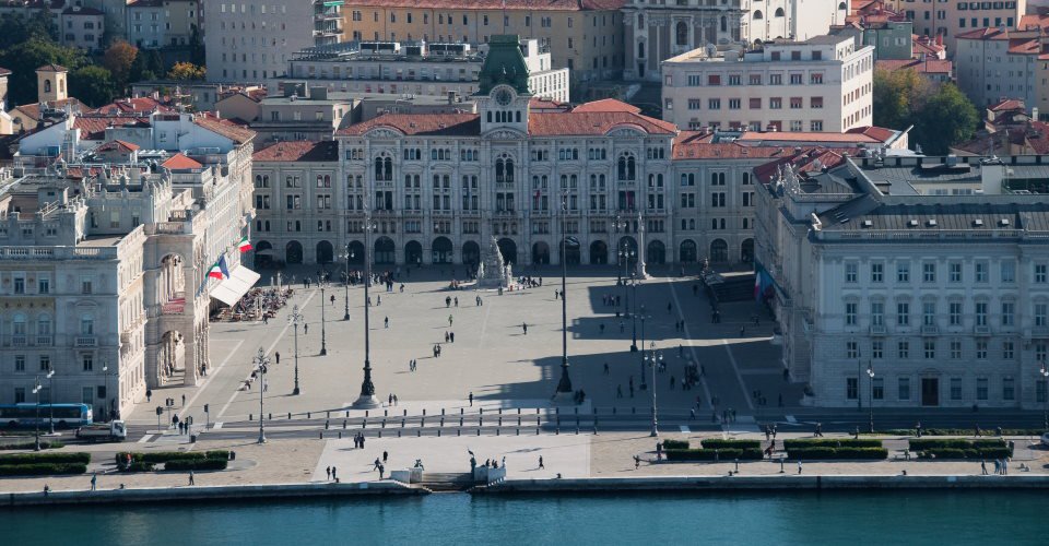 Trieste, piazza Unità d'Italia.