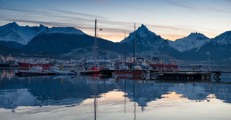 Komm an Land: Spaziergang durch Ushuaia