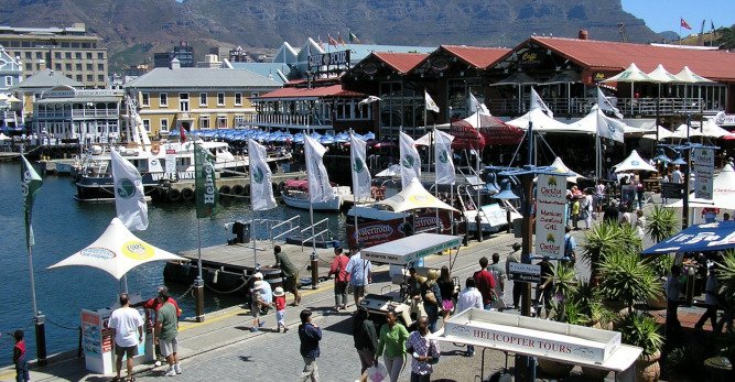 Spaziergang an der Victoria und Alfred Waterfront