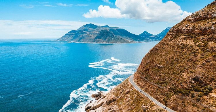 Malerische Küstenstraße Chapmans Peak