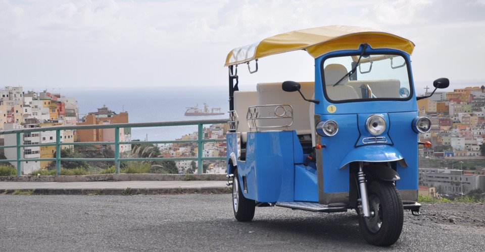 Mit dem Tuk Tuk durch die Altstadt von Las Palmas