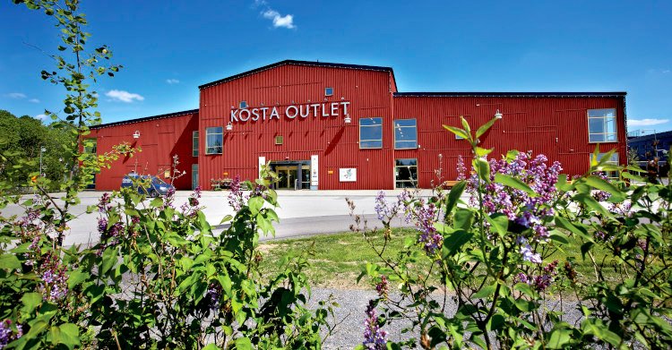 Bilder på butiker på Kosta Outlet.
Foto Mats Samuelsson.