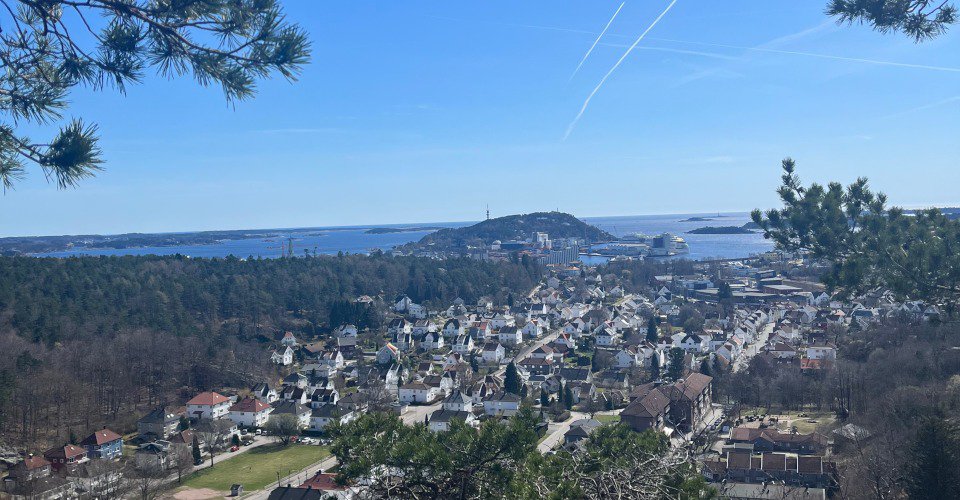 Durch Kristiansand mit dem E-Bike