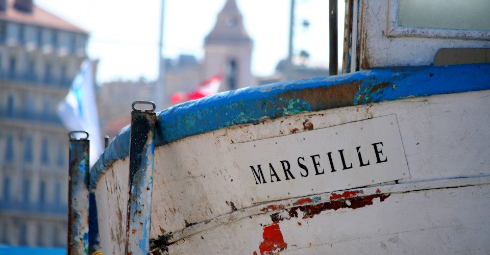 Marseille boat, France