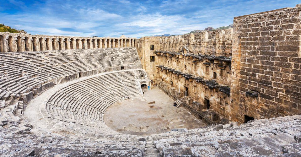 The Theatre of Aspendos Ancient City in Antalya