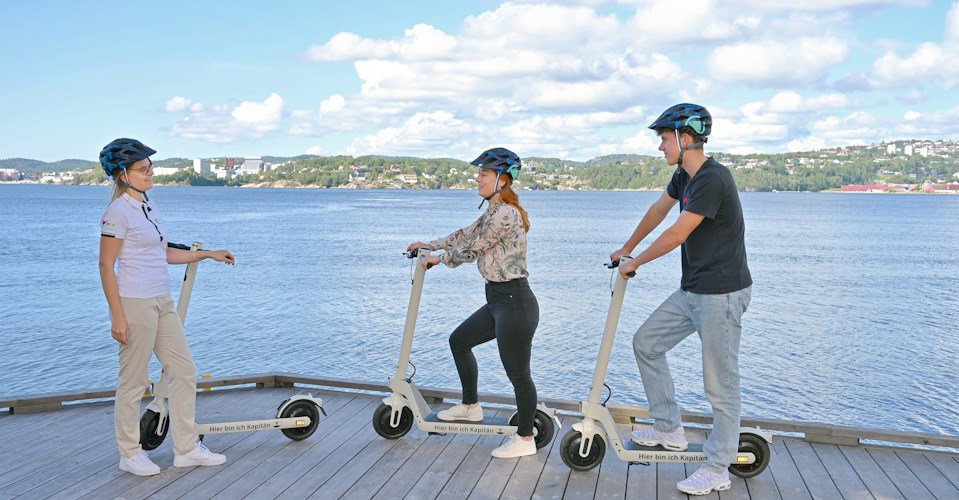 Flåms beeidndruckende Landschaft mit dem E-Scooter erleben