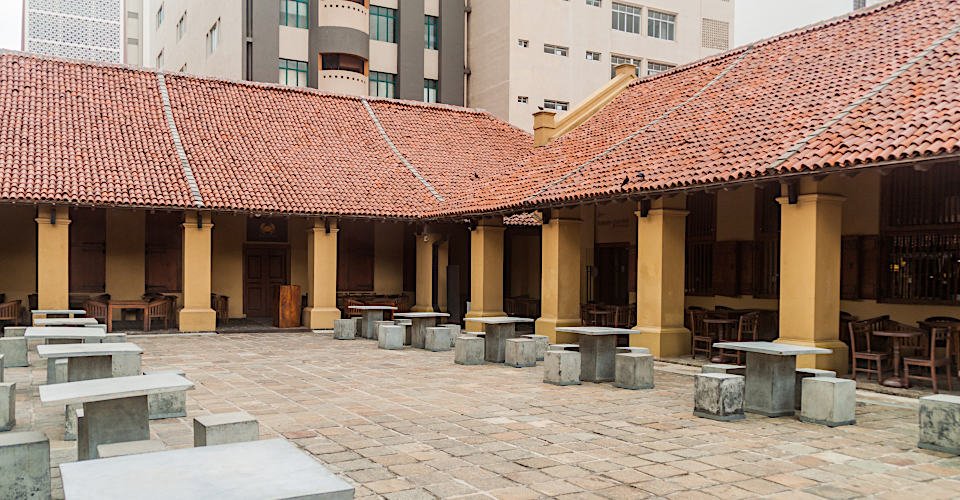 Dutch Hospital Shopping Precinct in Colombo, Sri Lanka